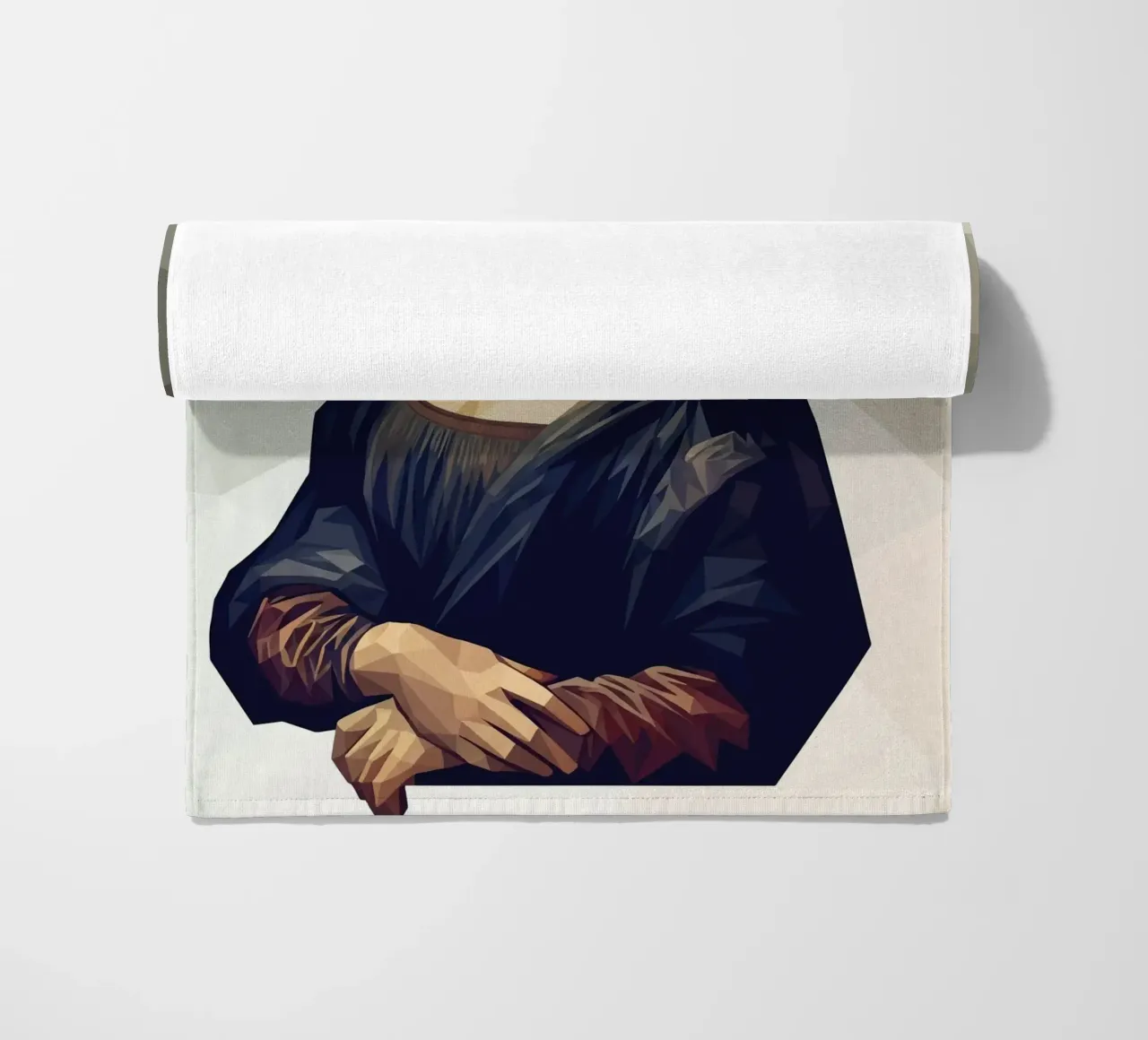 Monna Lisa Lowpoly telo mare da Low Profile