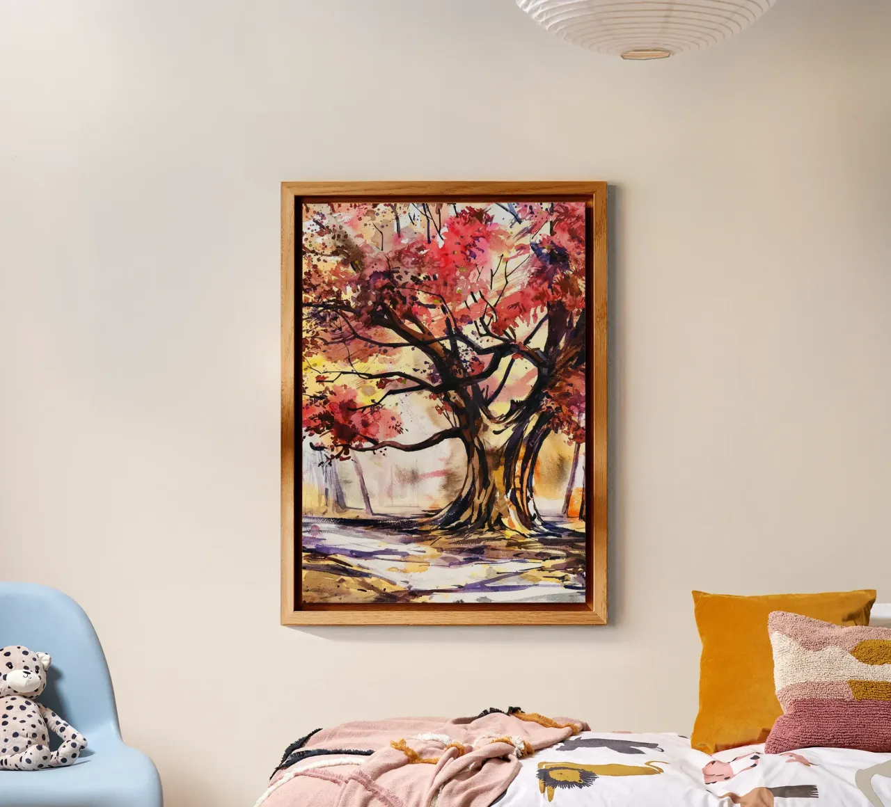 Autumn Tree alluminio dibond da Artsy Bessy