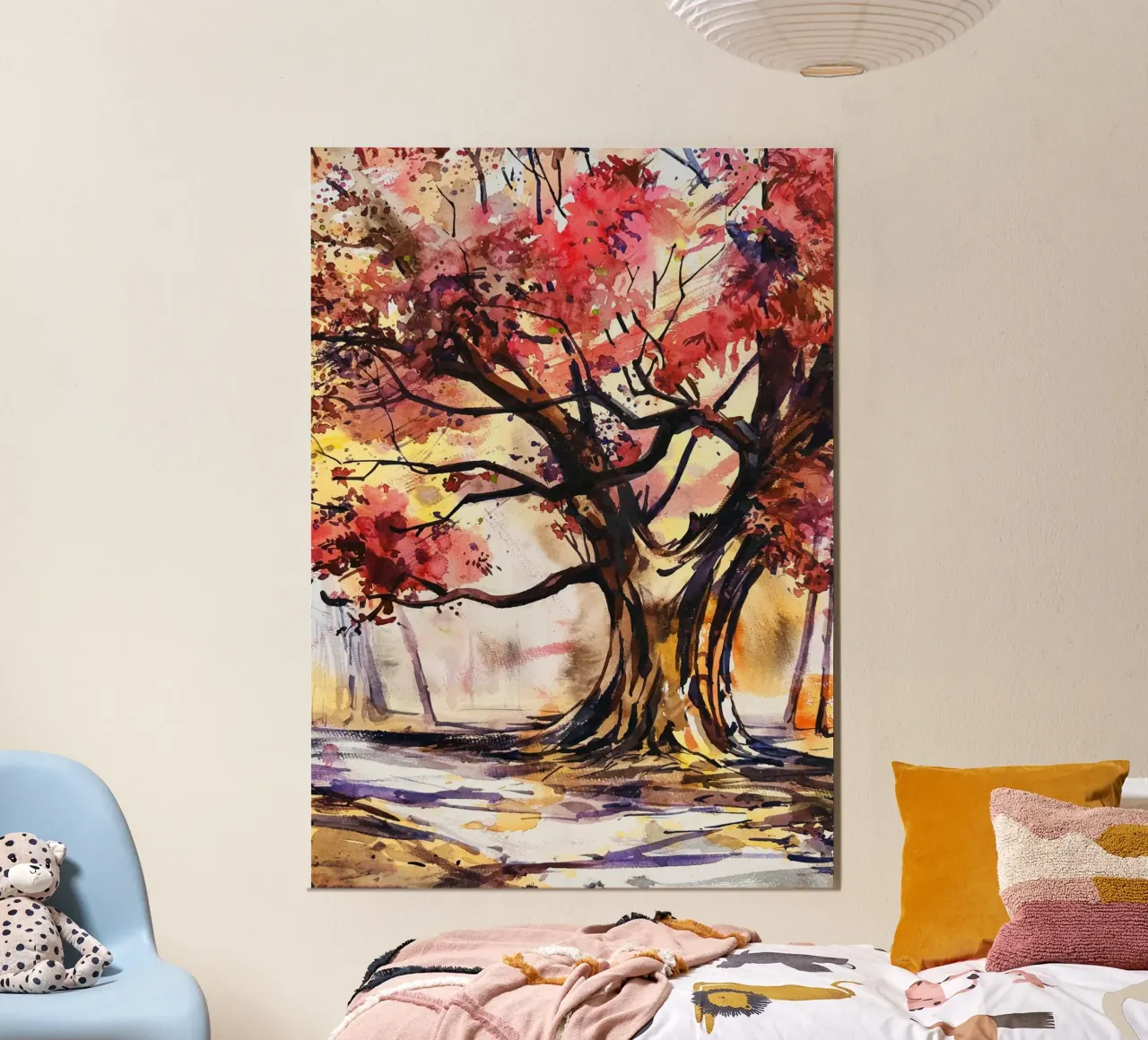 Autumn Tree alluminio dibond da Artsy Bessy