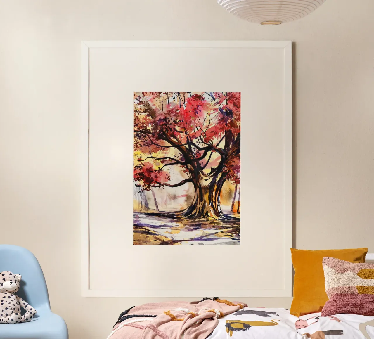Autumn Tree carta hahnemühle da Artsy Bessy