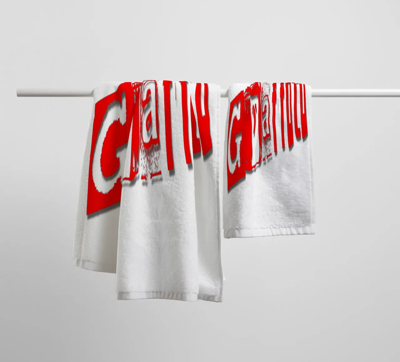 Graffiti Text Typographic Design towel by Urban Life