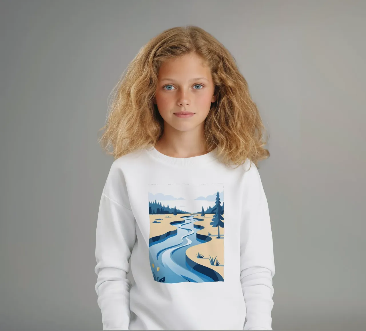 Curva del fiume felpa bambino da LIFESTYLE OBJECTS