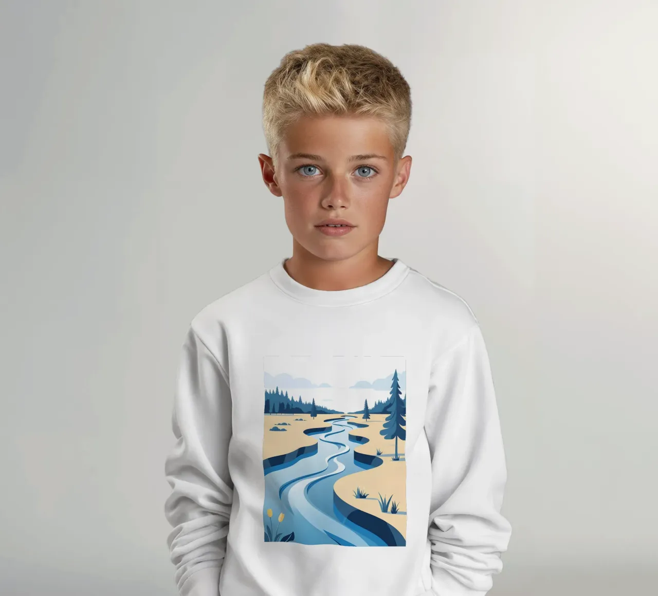 Curva del fiume felpa bambino da LIFESTYLE OBJECTS