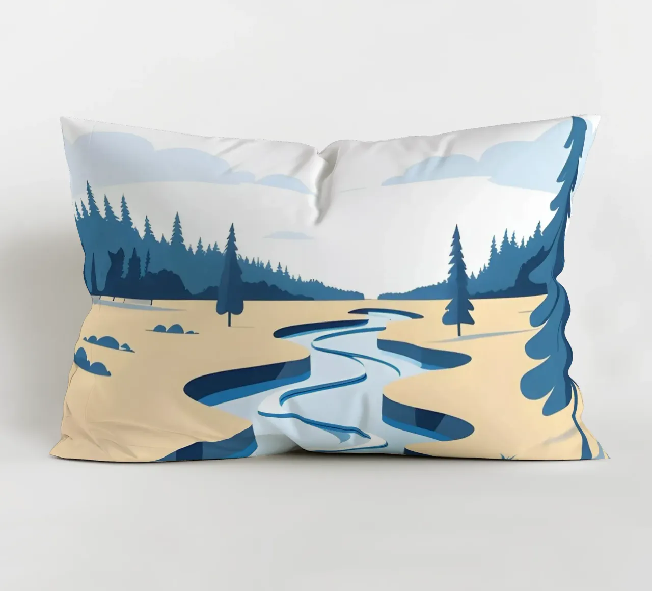 Curva del fiume cuscino da LIFESTYLE OBJECTS
