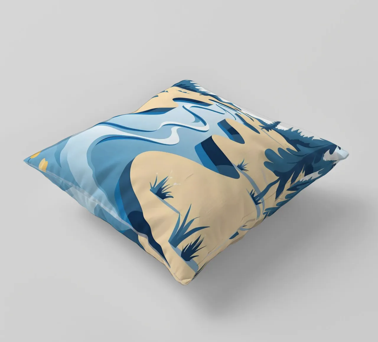 Curva del fiume cuscino da LIFESTYLE OBJECTS