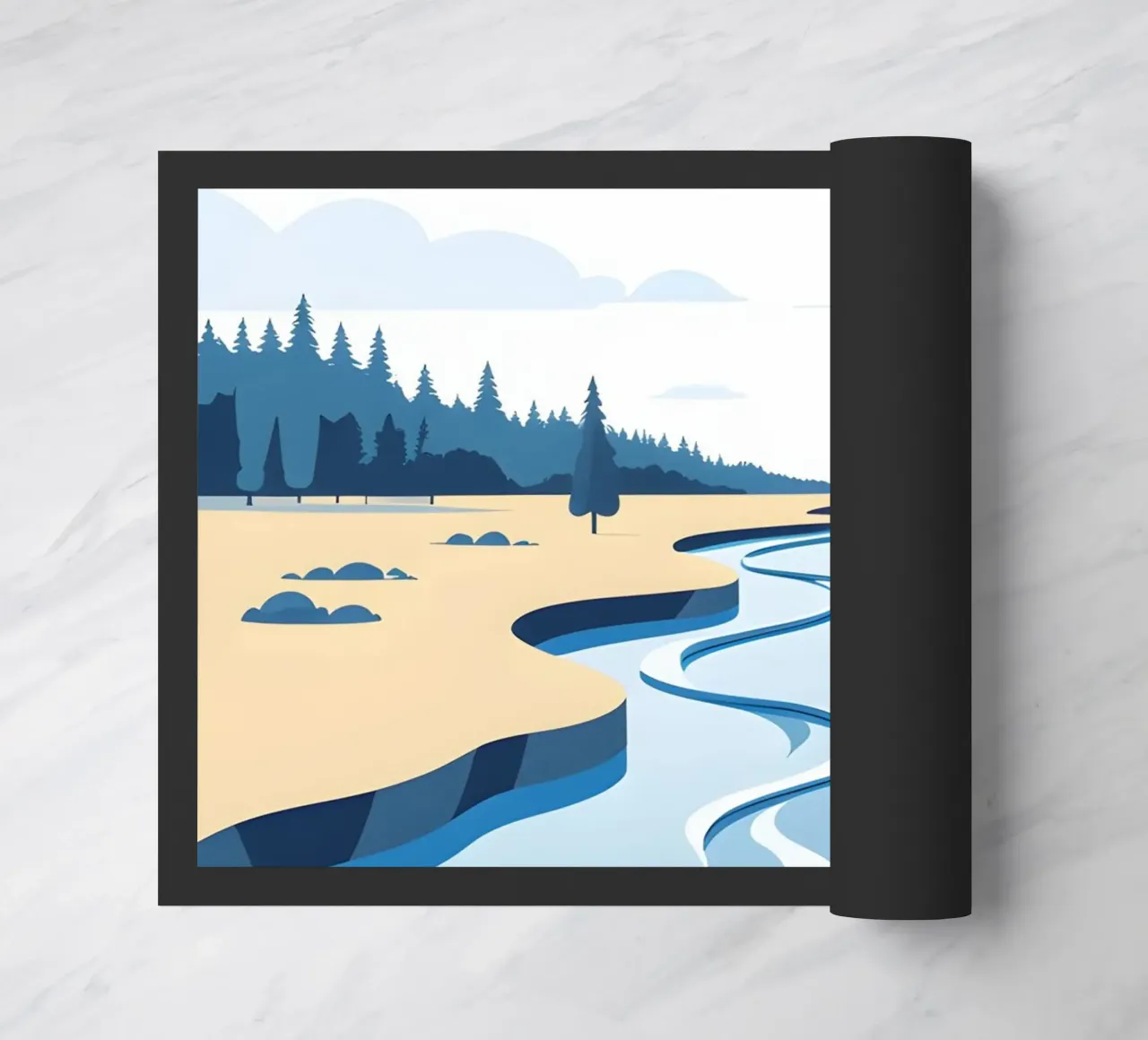 Curva del fiume zerbino da LIFESTYLE OBJECTS