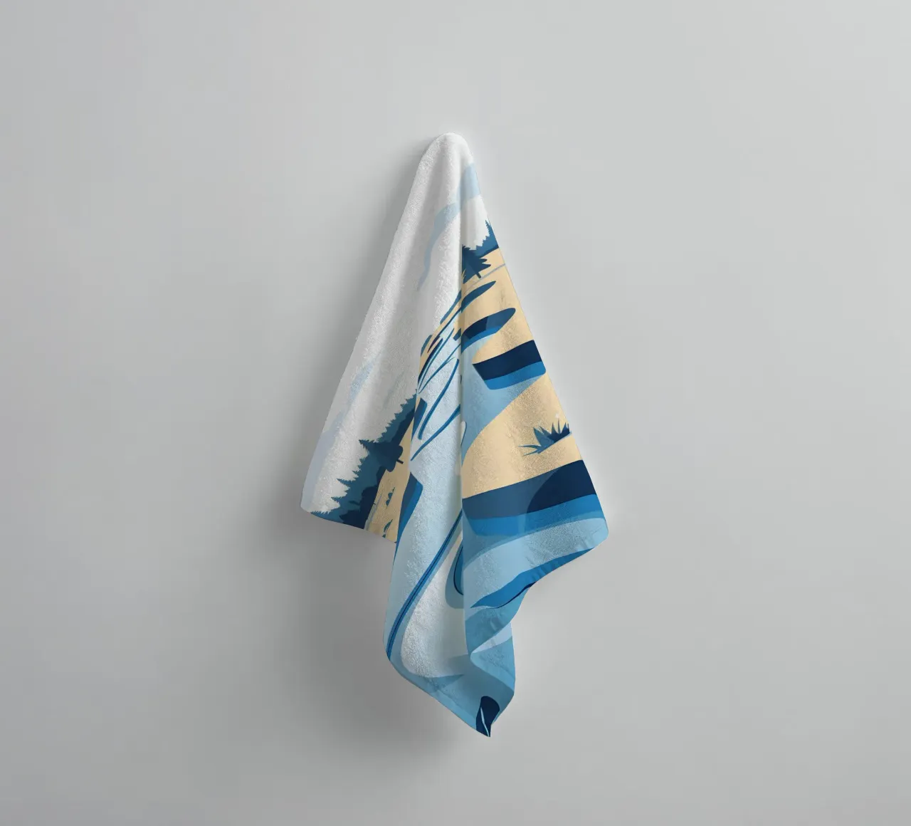 Curva del fiume asciugamano da bagno da LIFESTYLE OBJECTS