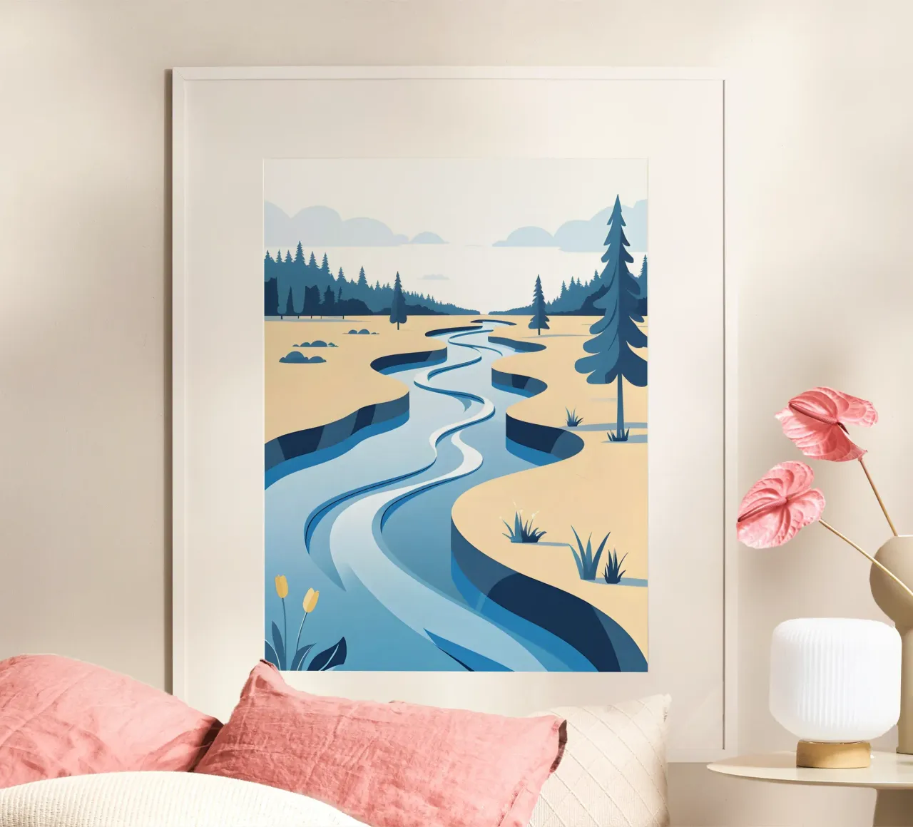 Curva del fiume carta hahnemühle da LIFESTYLE OBJECTS
