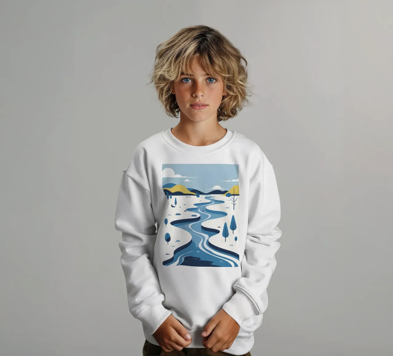 Curva del fiume felpa bambino da LIFESTYLE OBJECTS