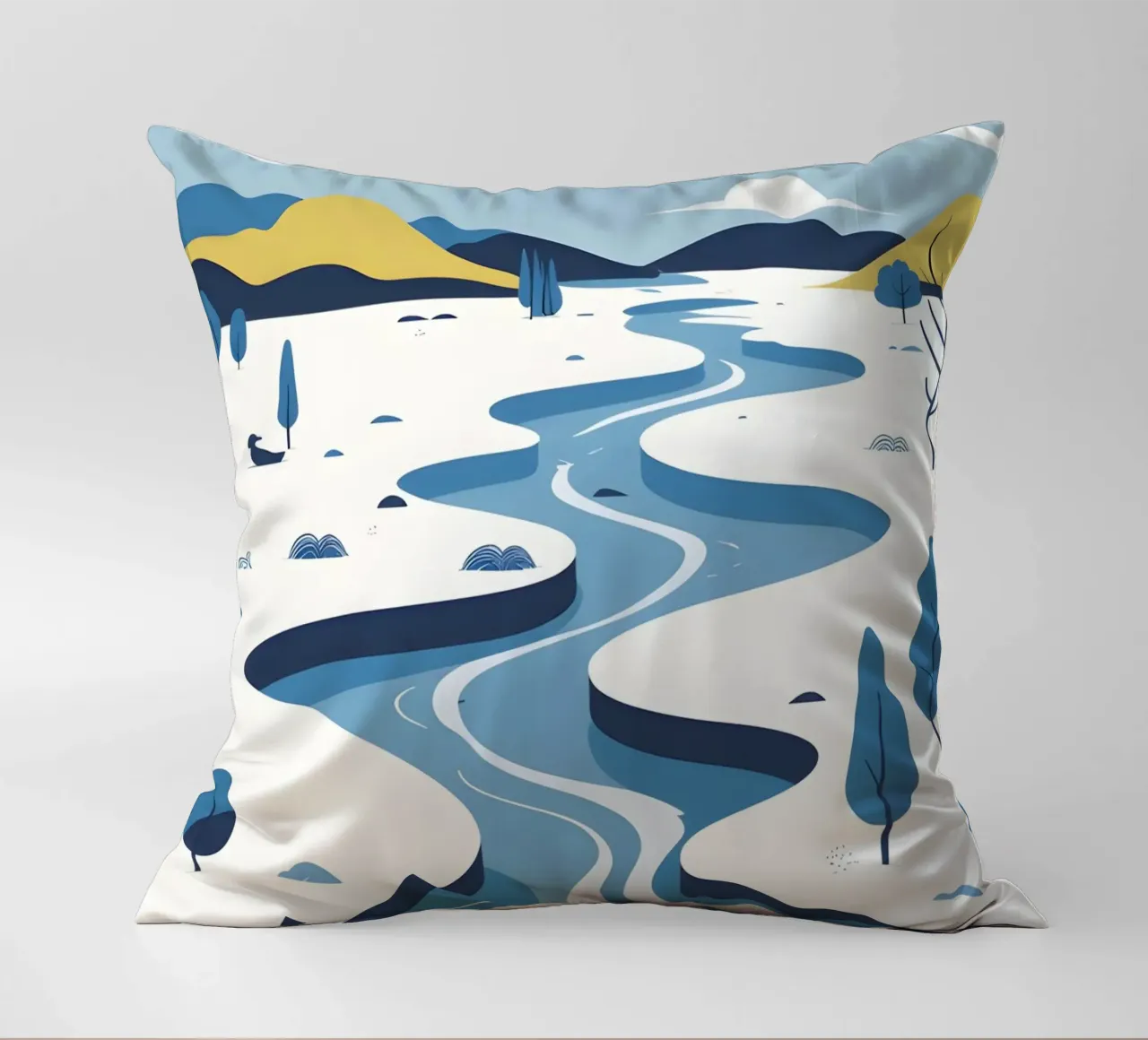 Curva del fiume cuscino da LIFESTYLE OBJECTS