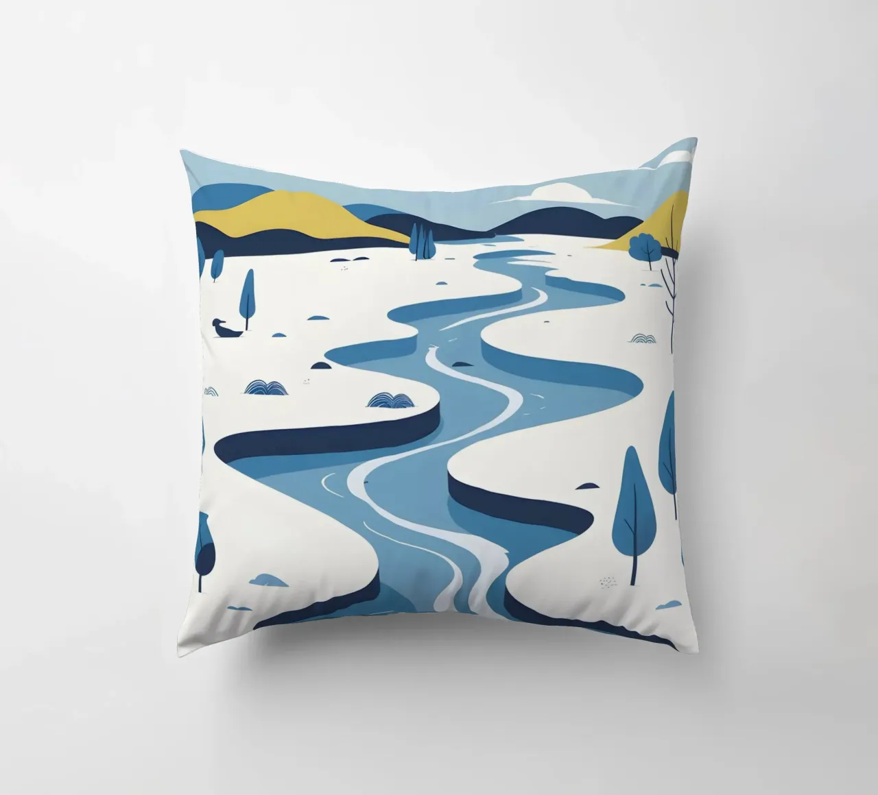 Curva del fiume cuscino da LIFESTYLE OBJECTS