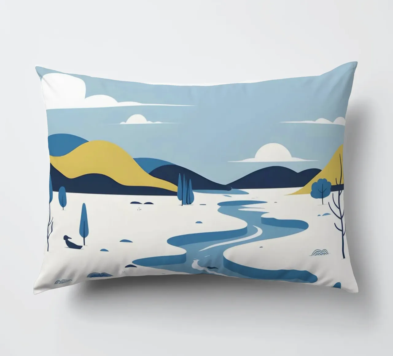 Curva del fiume cuscino da LIFESTYLE OBJECTS