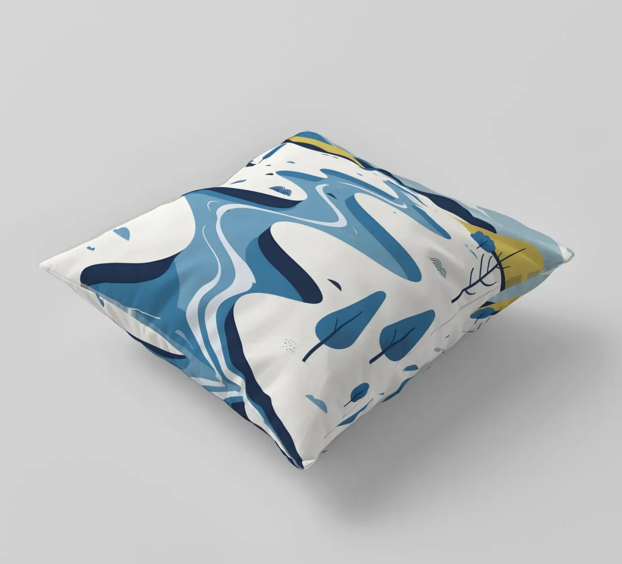 Curva del fiume cuscino da LIFESTYLE OBJECTS
