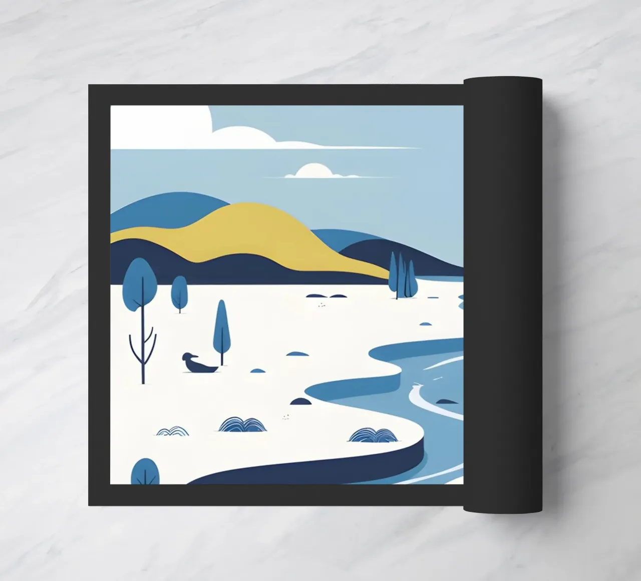 Curva del fiume zerbino da LIFESTYLE OBJECTS
