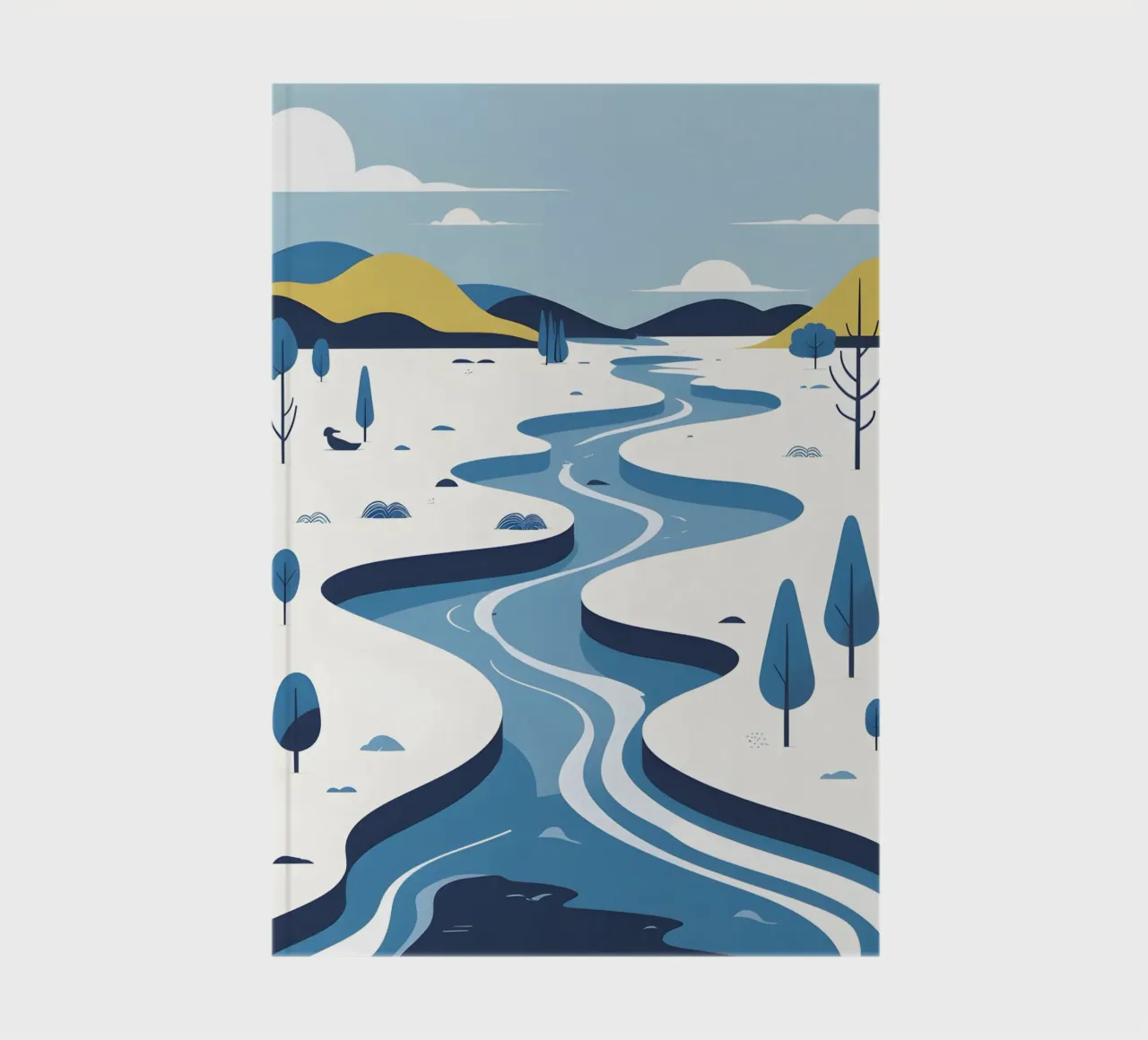 River curve notebook by LIFESTYLE OBJECTS