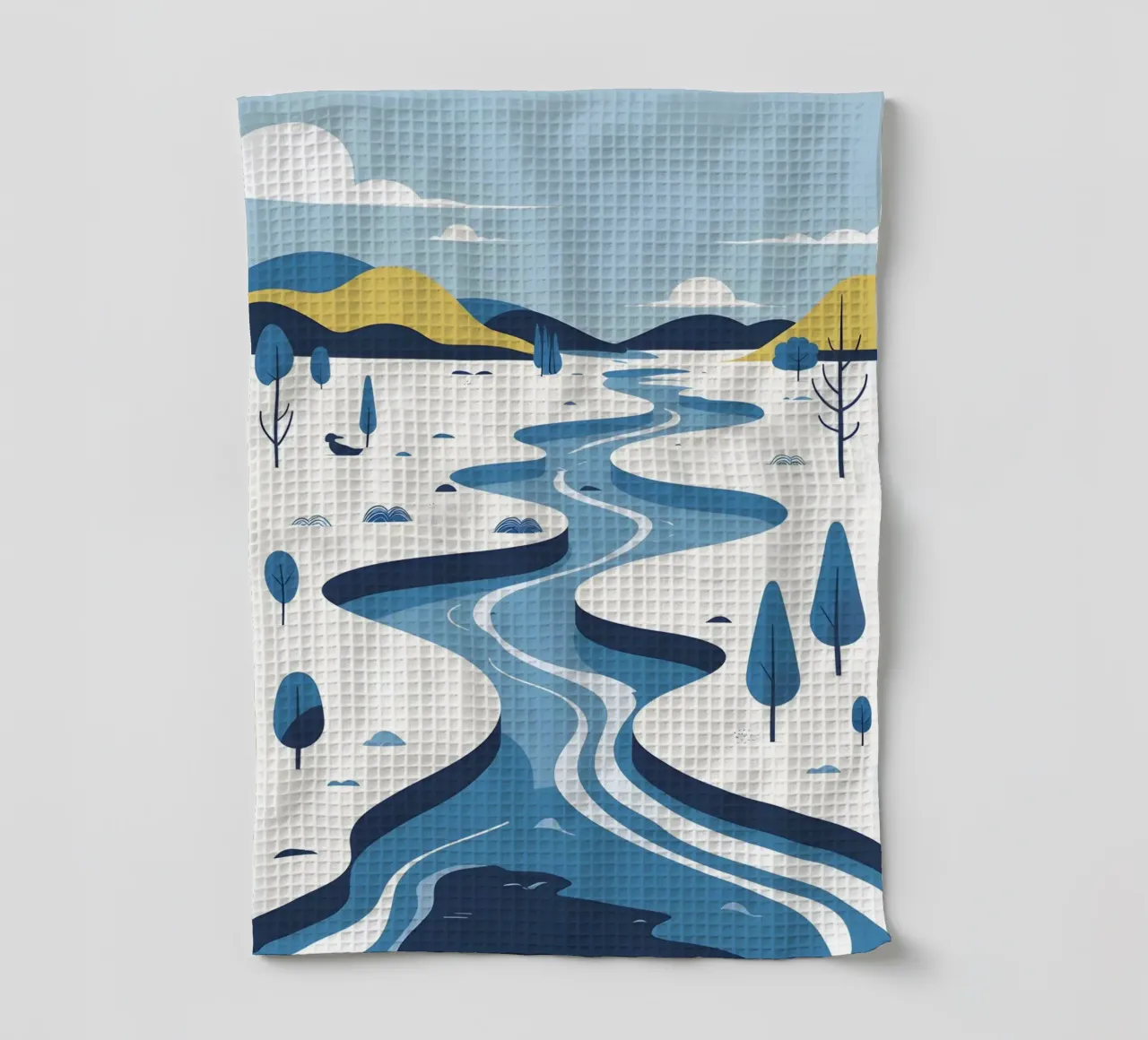 Curva del fiume canovaccio da cucina da LIFESTYLE OBJECTS