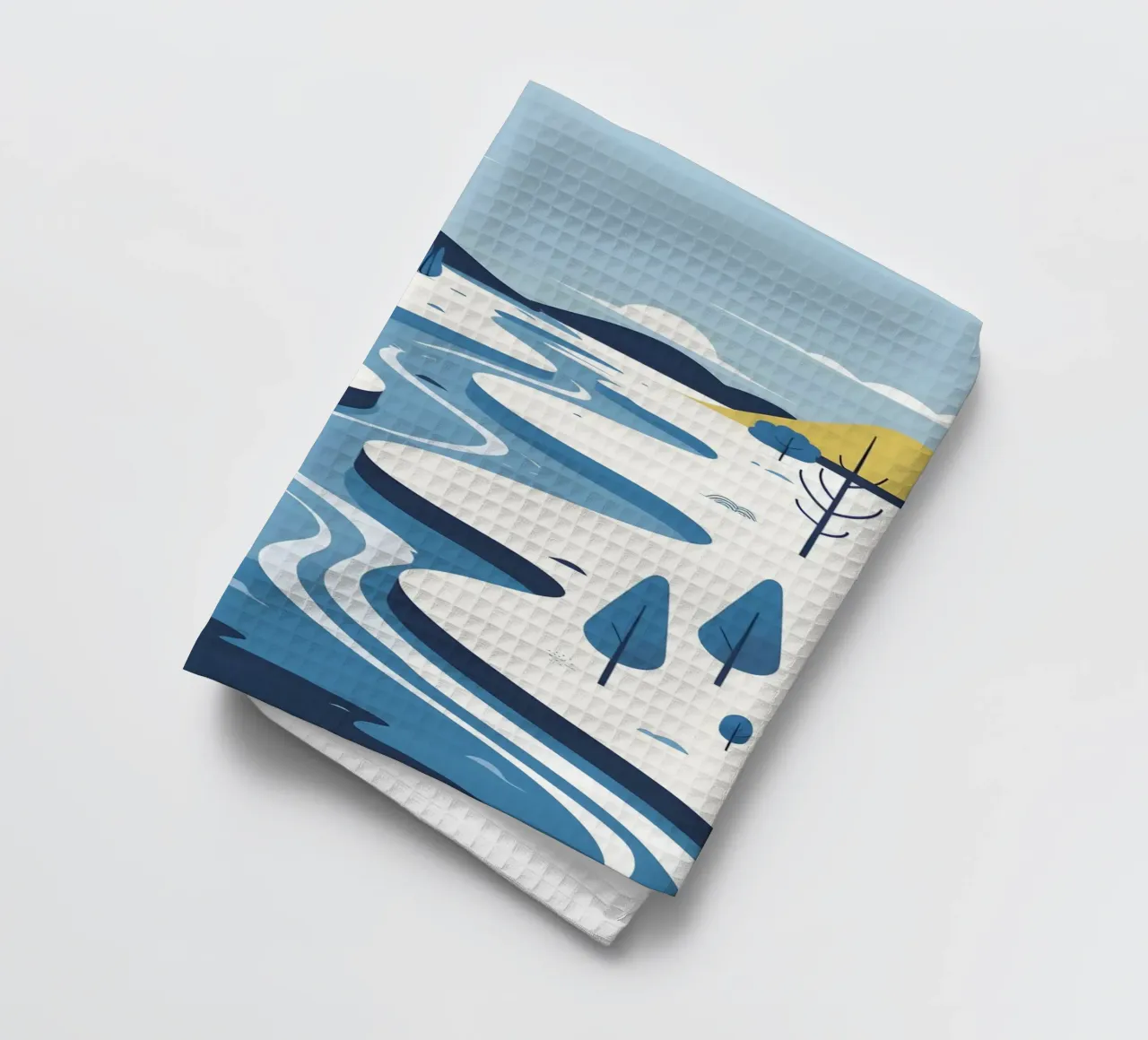 Curva del fiume canovaccio da cucina da LIFESTYLE OBJECTS