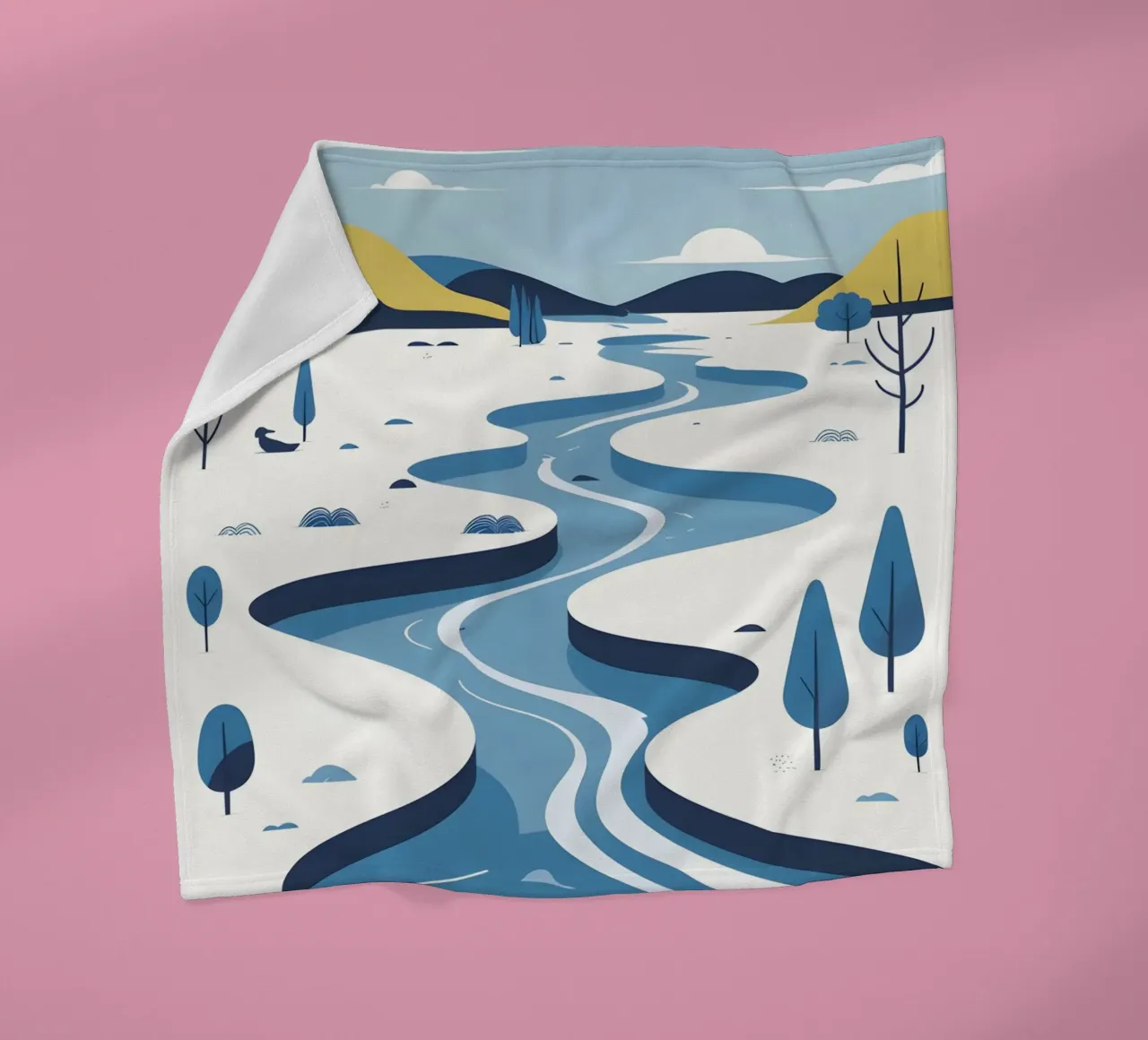 Curva del fiume coperta in pile da LIFESTYLE OBJECTS