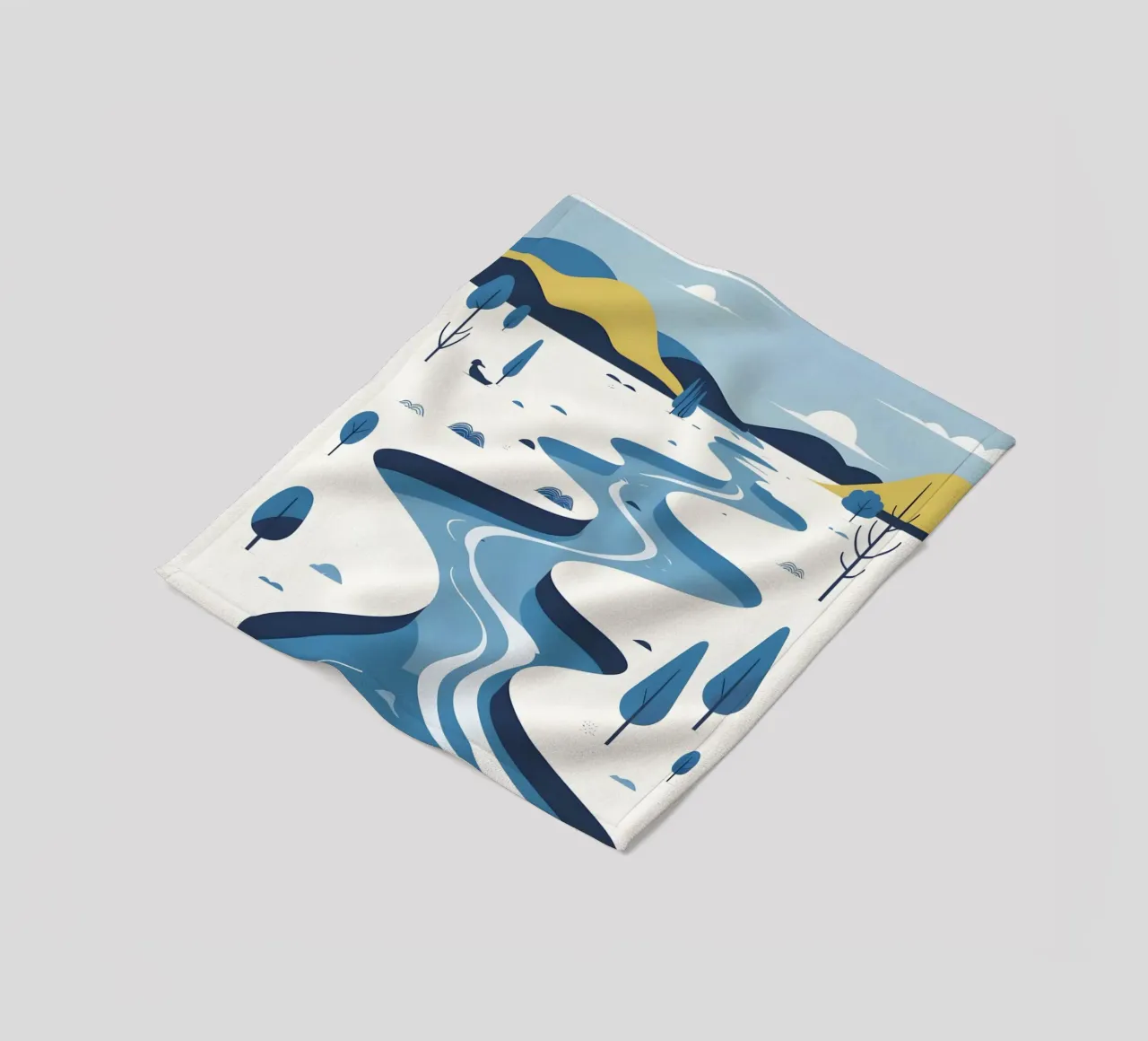 Curva del fiume coperta in pile da LIFESTYLE OBJECTS