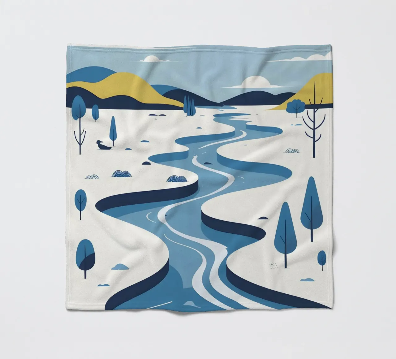 Curva del fiume coperta in pile da LIFESTYLE OBJECTS