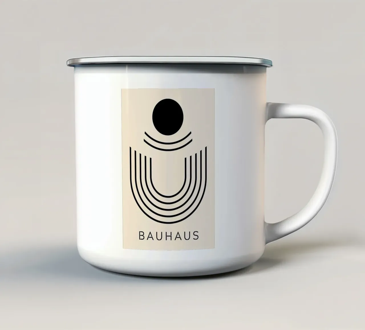 Bauhaus 1919 tazza in smalto da Brooke