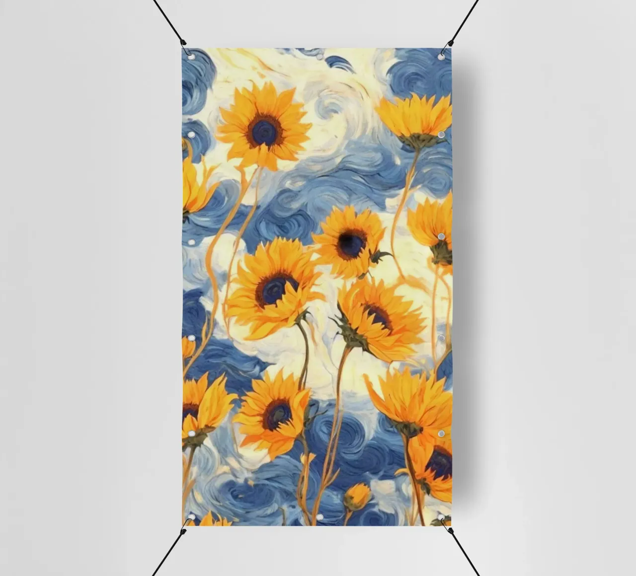 sunflower in curve shade telo in pvc da andern
