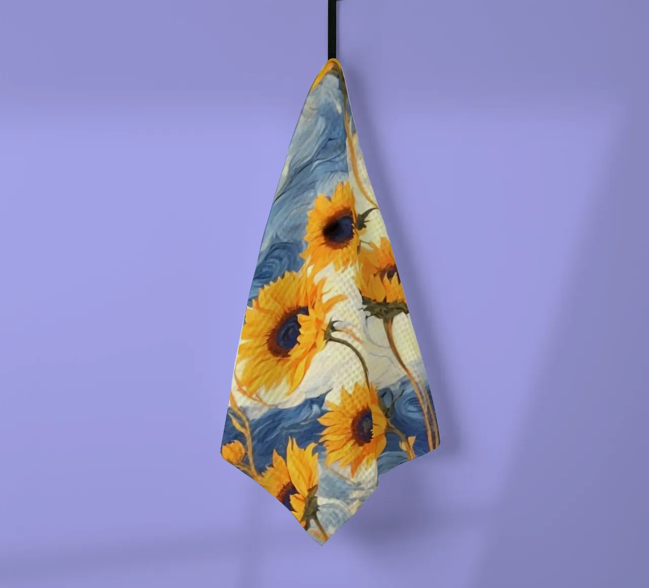sunflower in curve shade canovaccio da cucina da andern