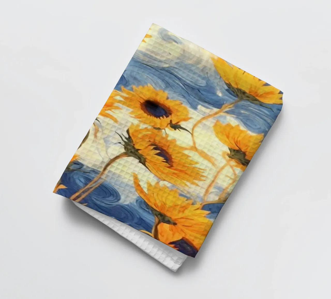 sunflower in curve shade canovaccio da cucina da andern