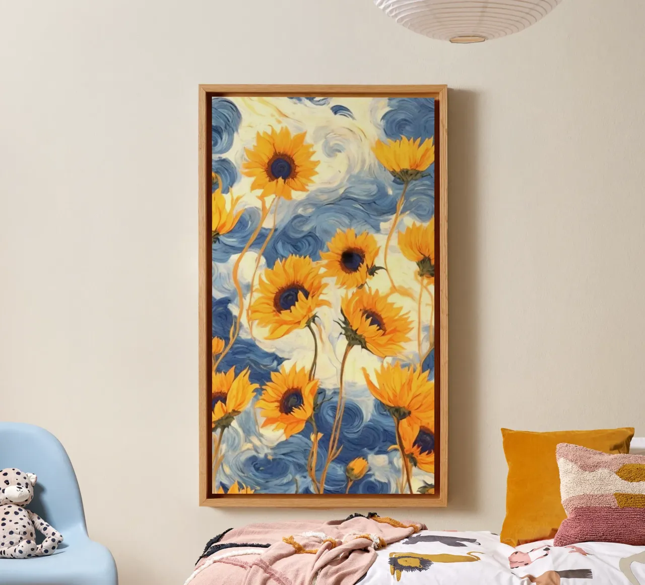 sunflower in curve shade tela da andern
