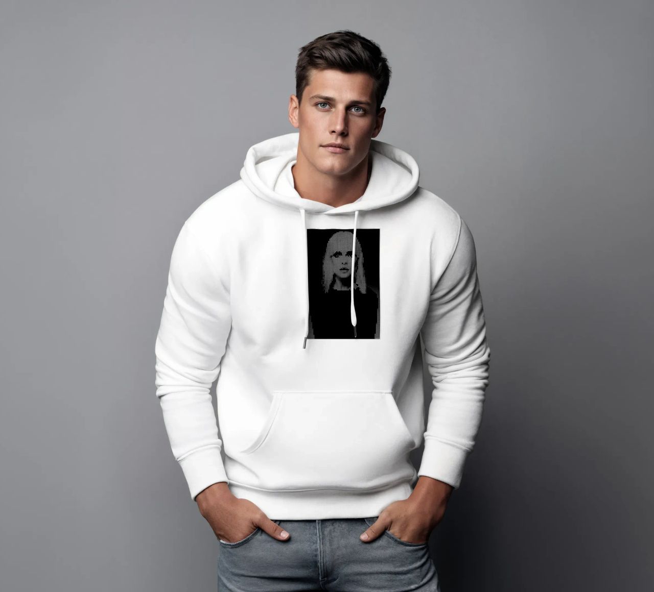 Heart Of (Black Version) felpa con cappuccio da Robotic Ewe