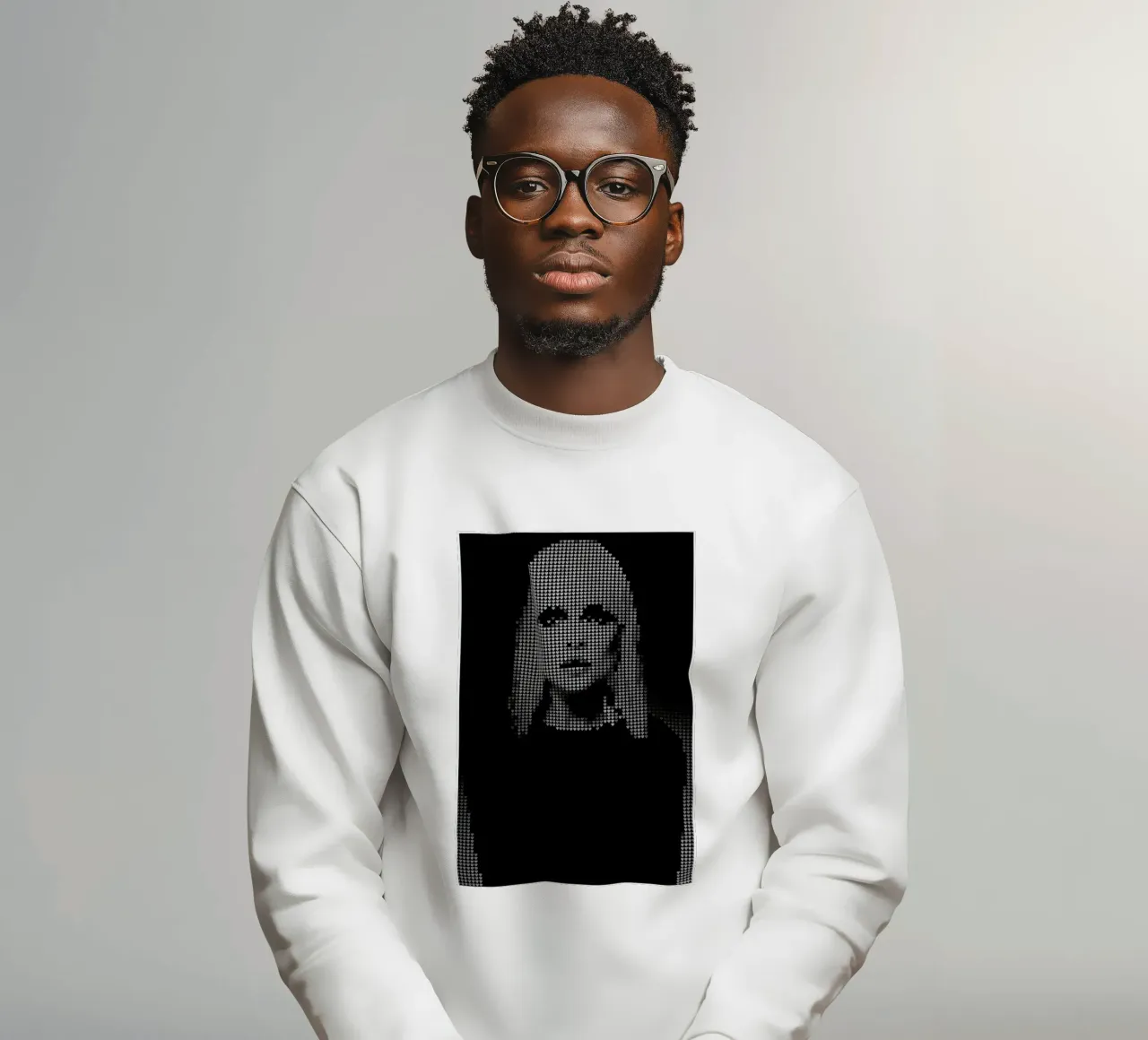 Heart Of (Black Version) sweatshirt by Robotic Ewe