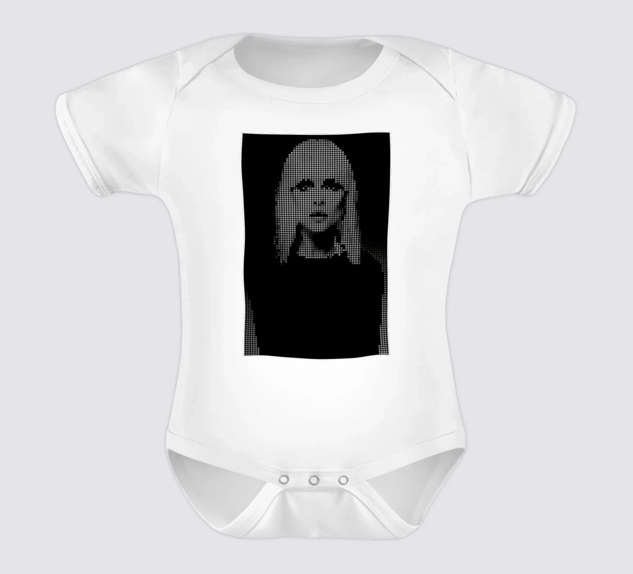 Heart Of (Black Version) body neonato maniche corte da Robotic Ewe