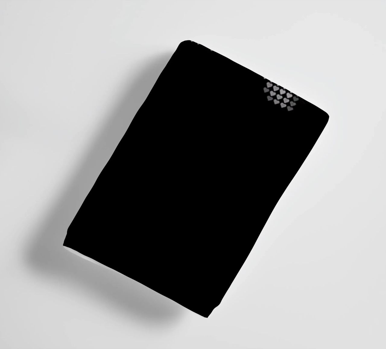 Heart Of (Black Version) asciugamano da bagno da Robotic Ewe