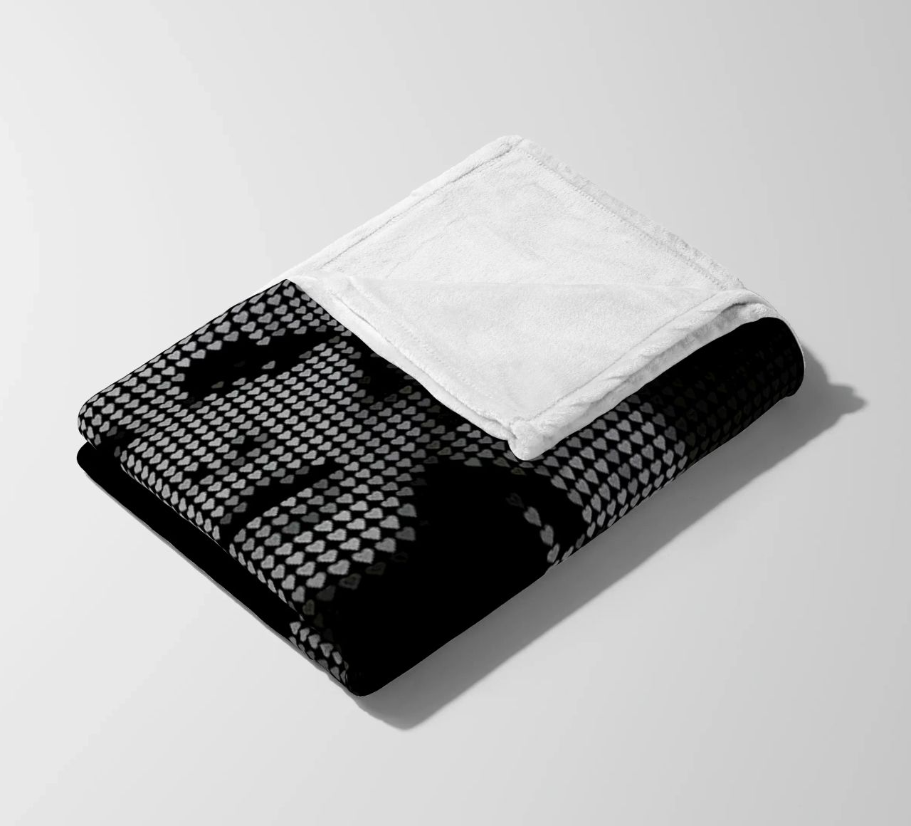 Heart Of (Black Version) coperta in pile da Robotic Ewe
