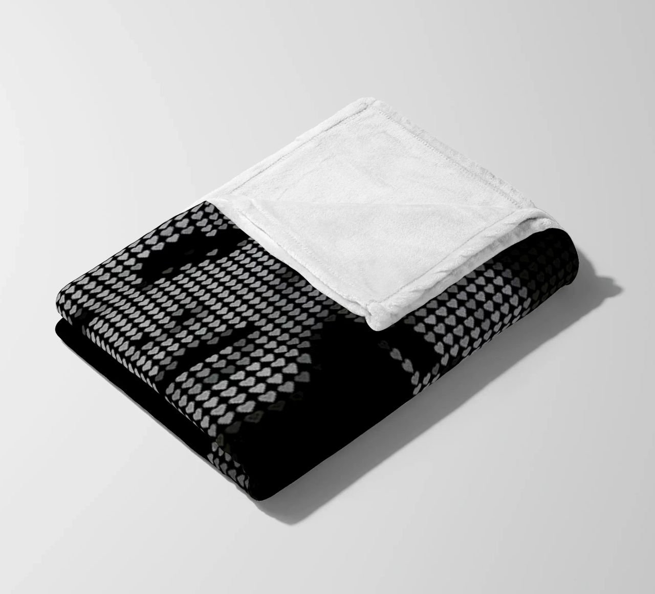 Heart Of (Black Version) coperta in pile da Robotic Ewe