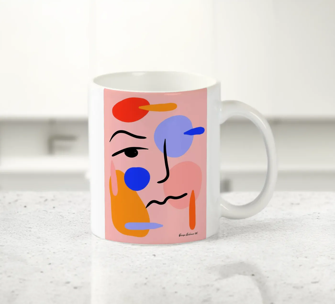 Aby tazza in ceramica da Mike Leymi