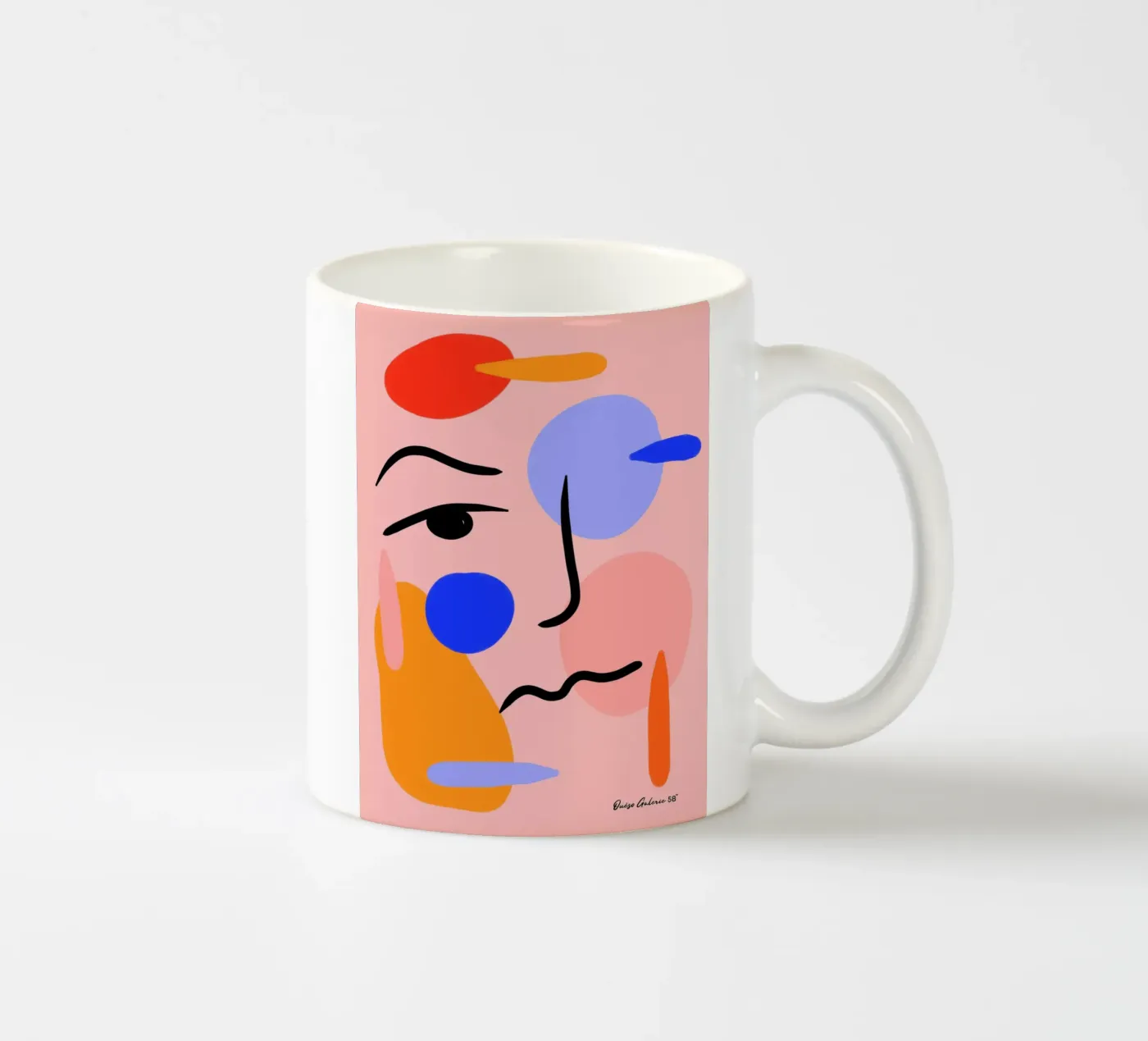 Aby tazza in ceramica da Mike Leymi