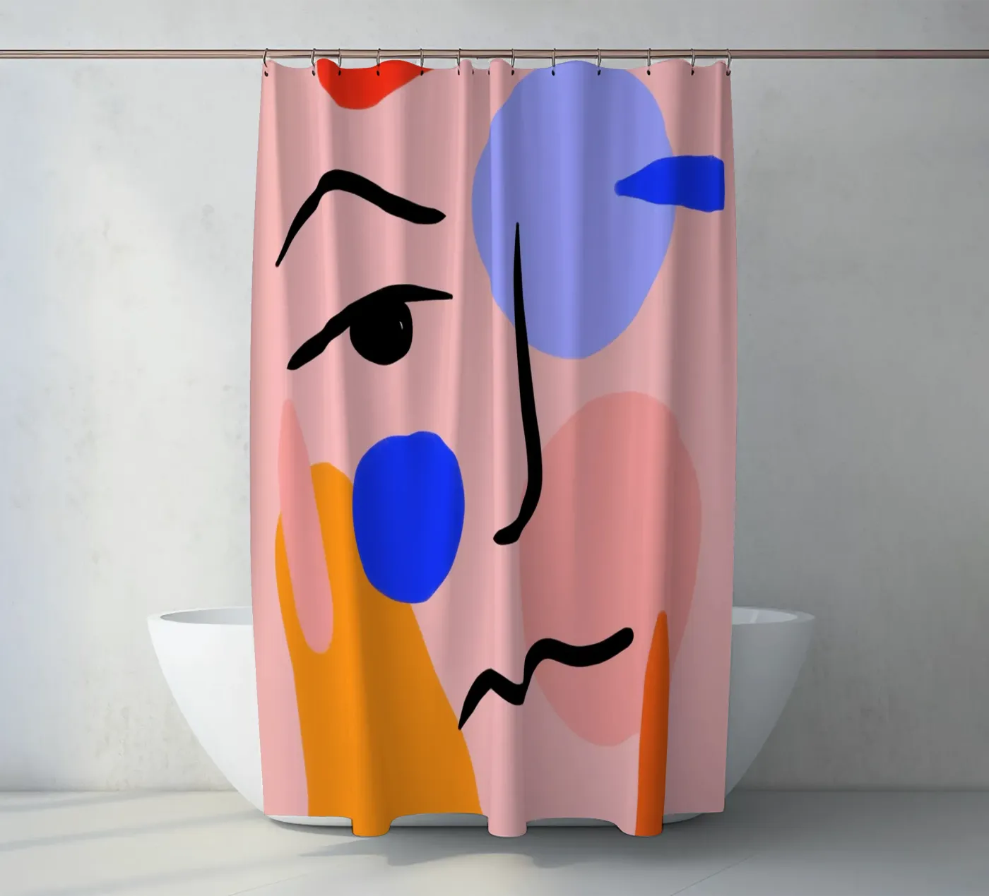 Aby douchegordijn van Mike Leymi