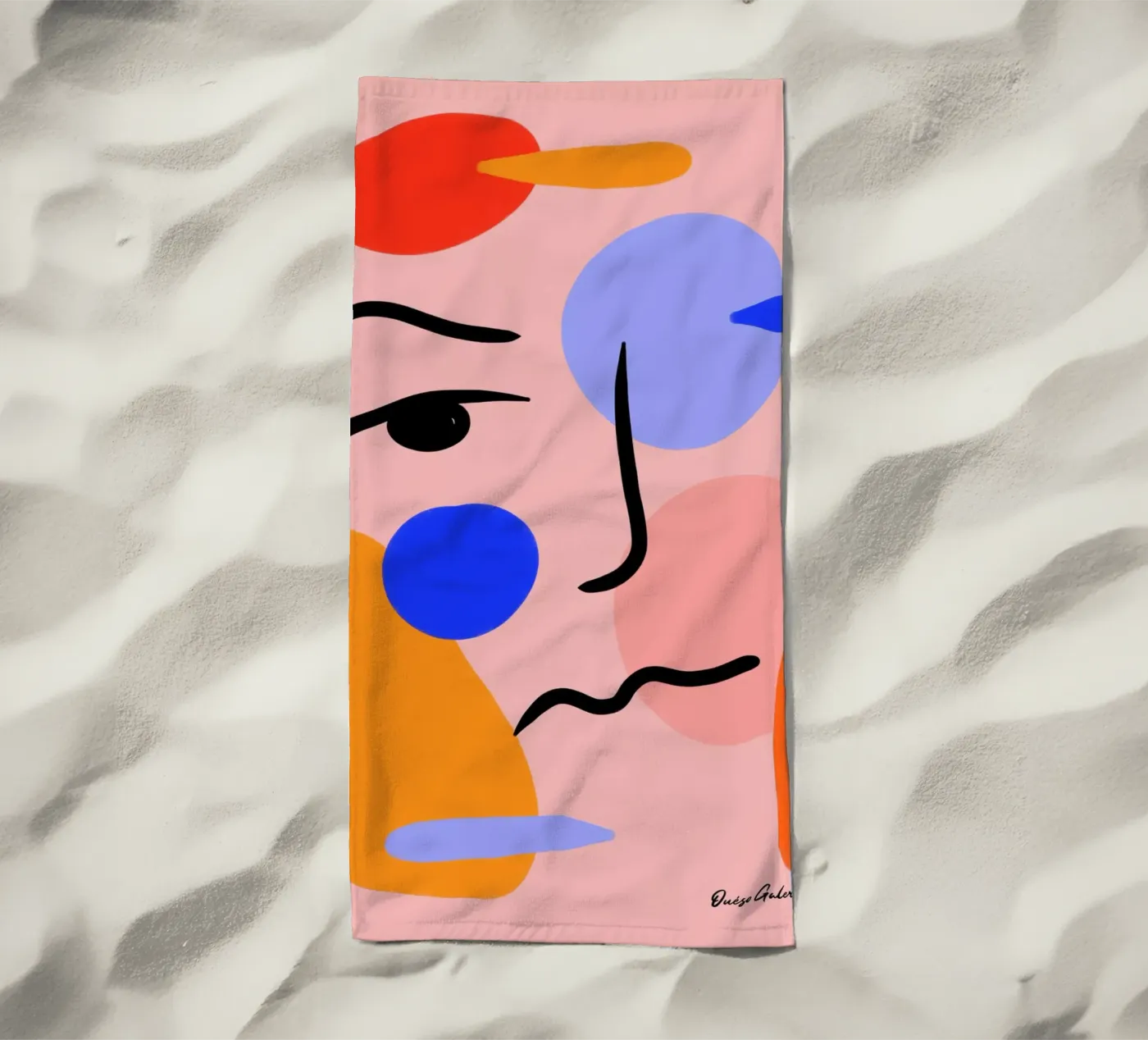 Aby beach towel by Mike Leymi