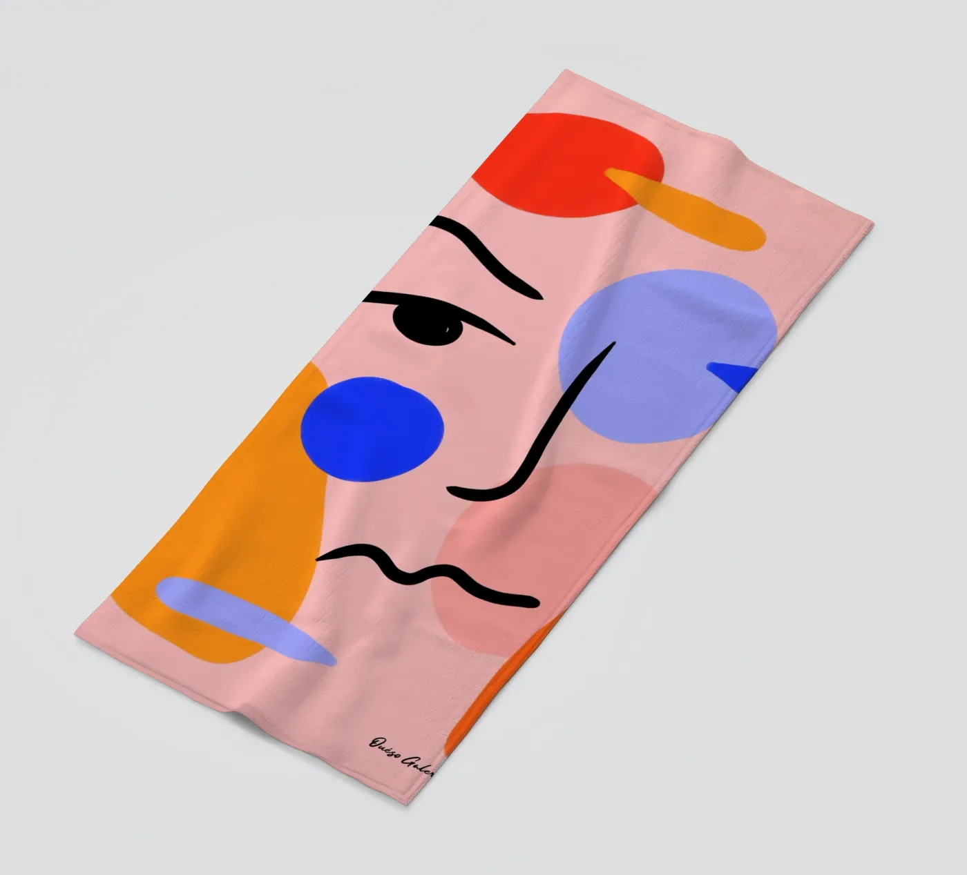 Aby beach towel by Mike Leymi