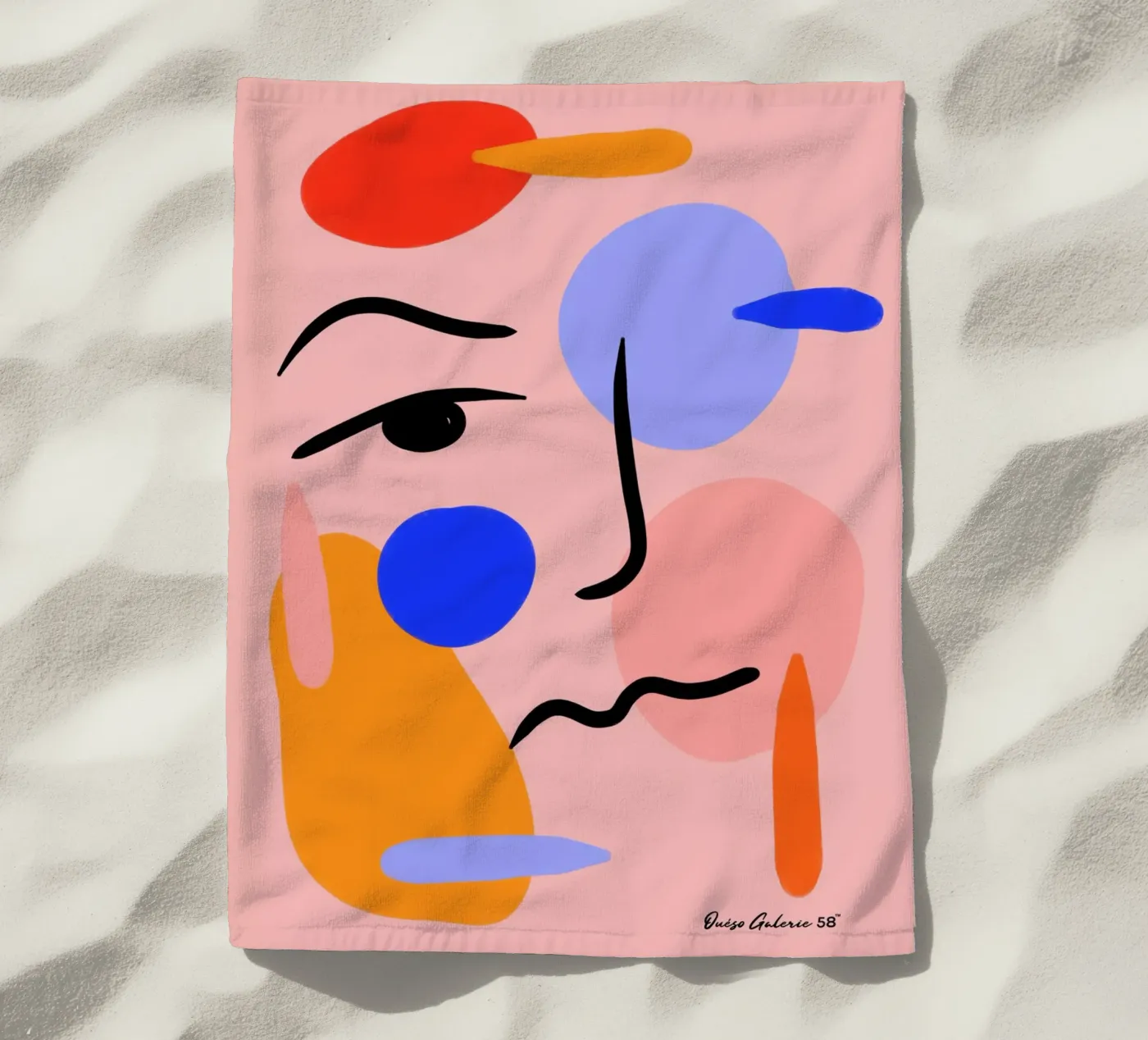 Aby beach towel by Mike Leymi