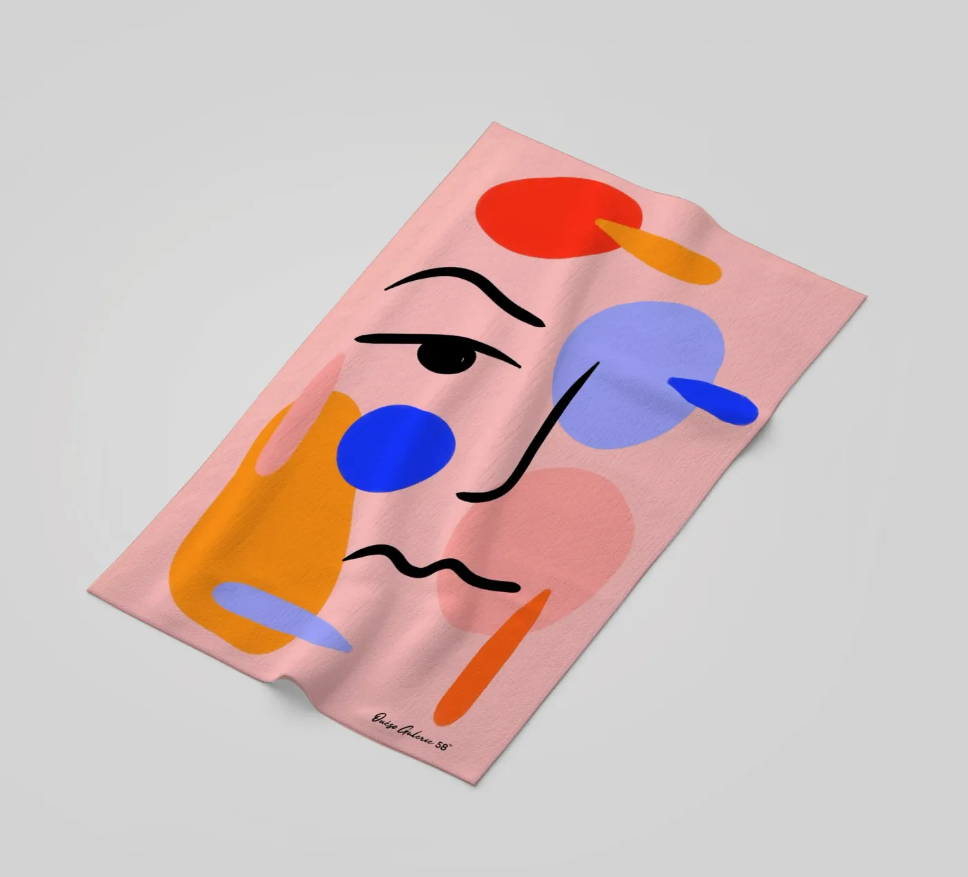 Aby beach towel by Mike Leymi