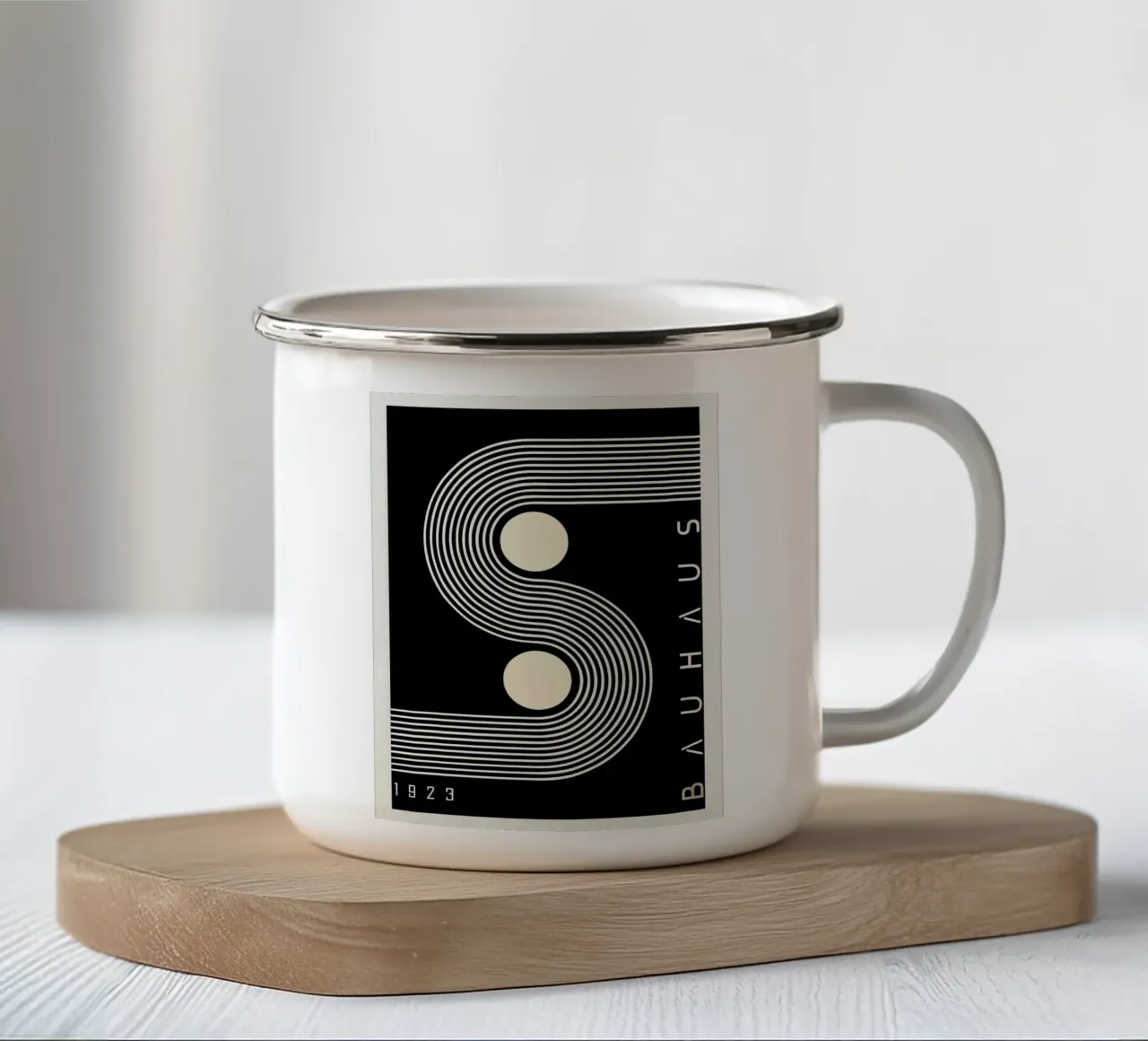 Bauhaus 1923 tazza in smalto da Brooke