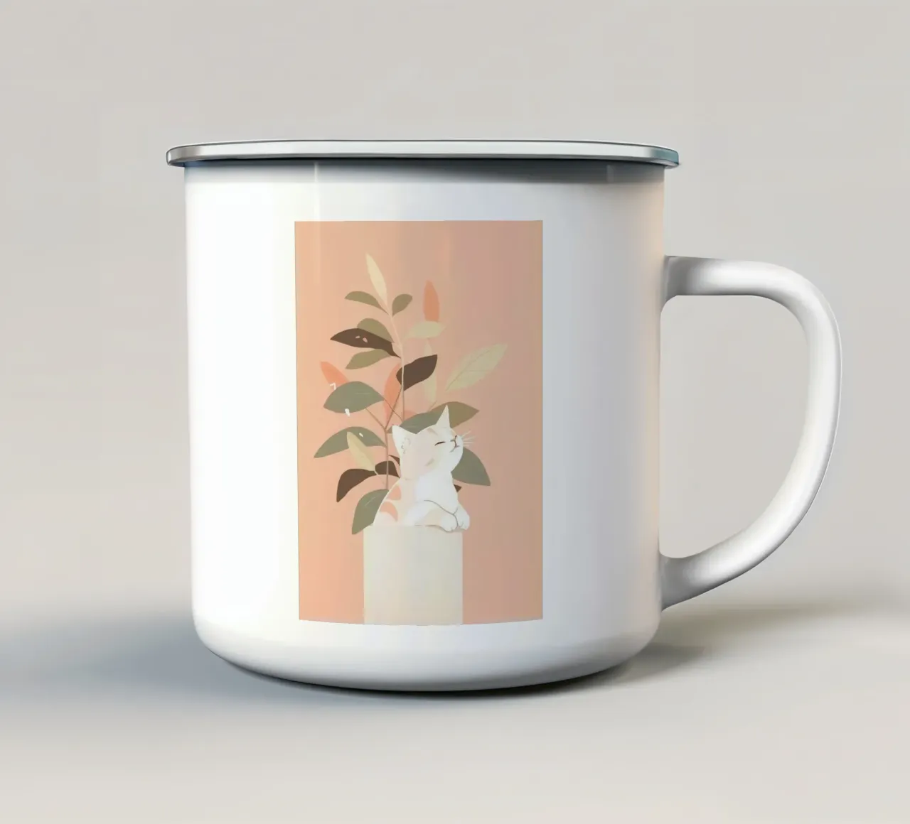 cat chill in pink shade tazza in smalto da grace
