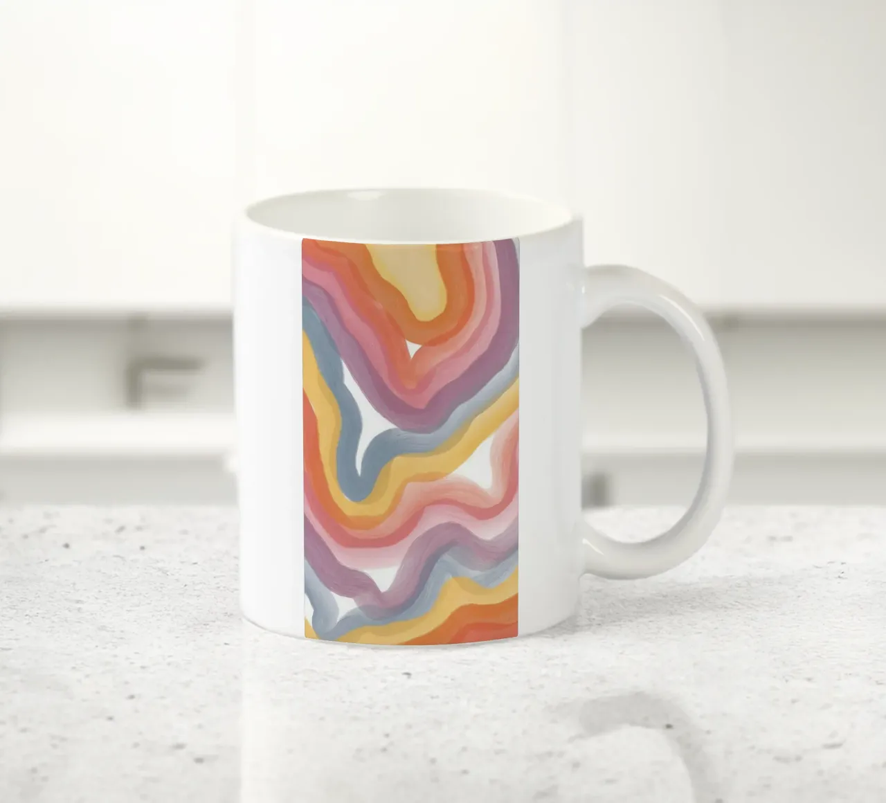 curve line ink gradient tazza in ceramica da grace
