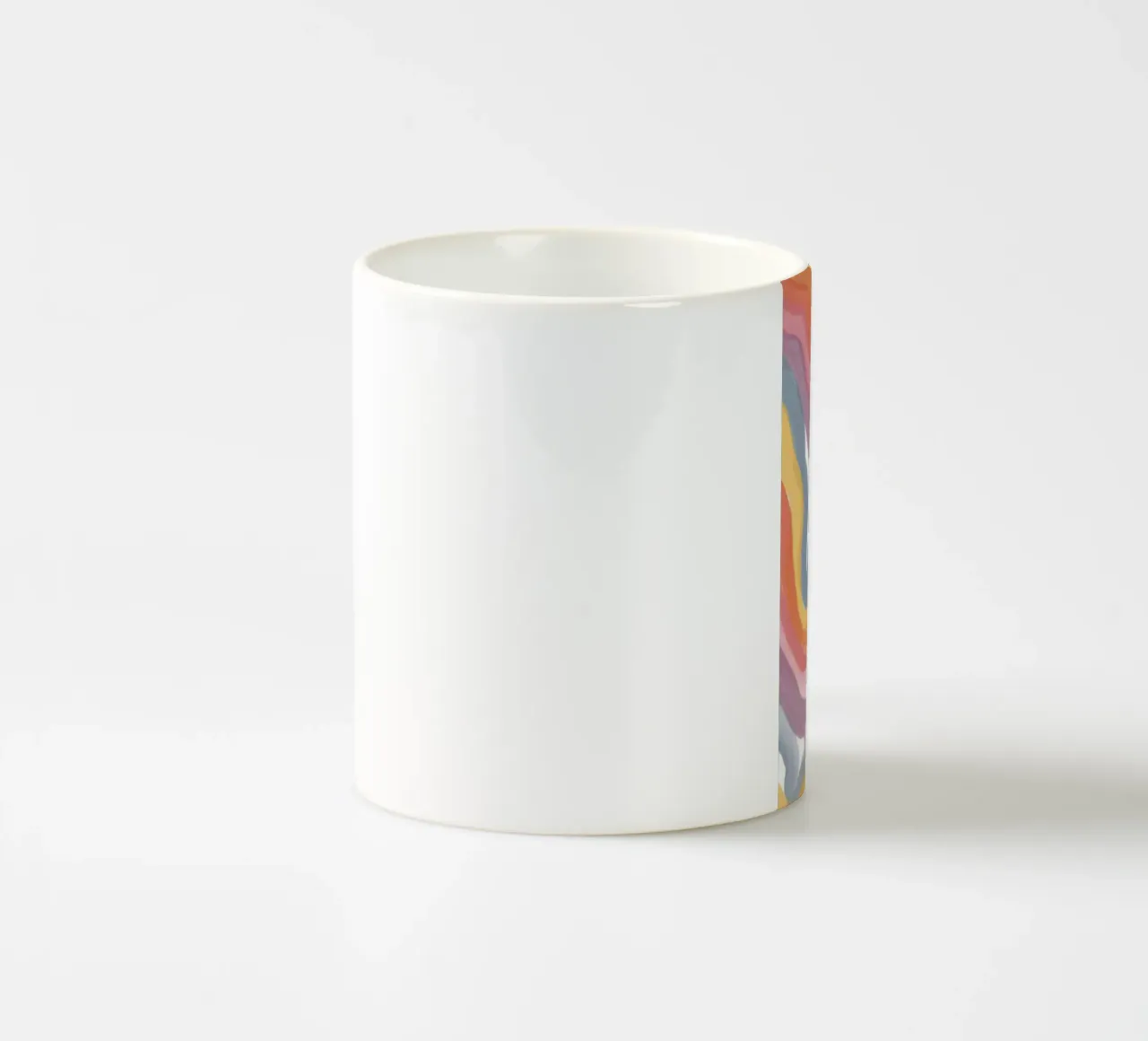 curve line ink gradient tazza in ceramica da grace