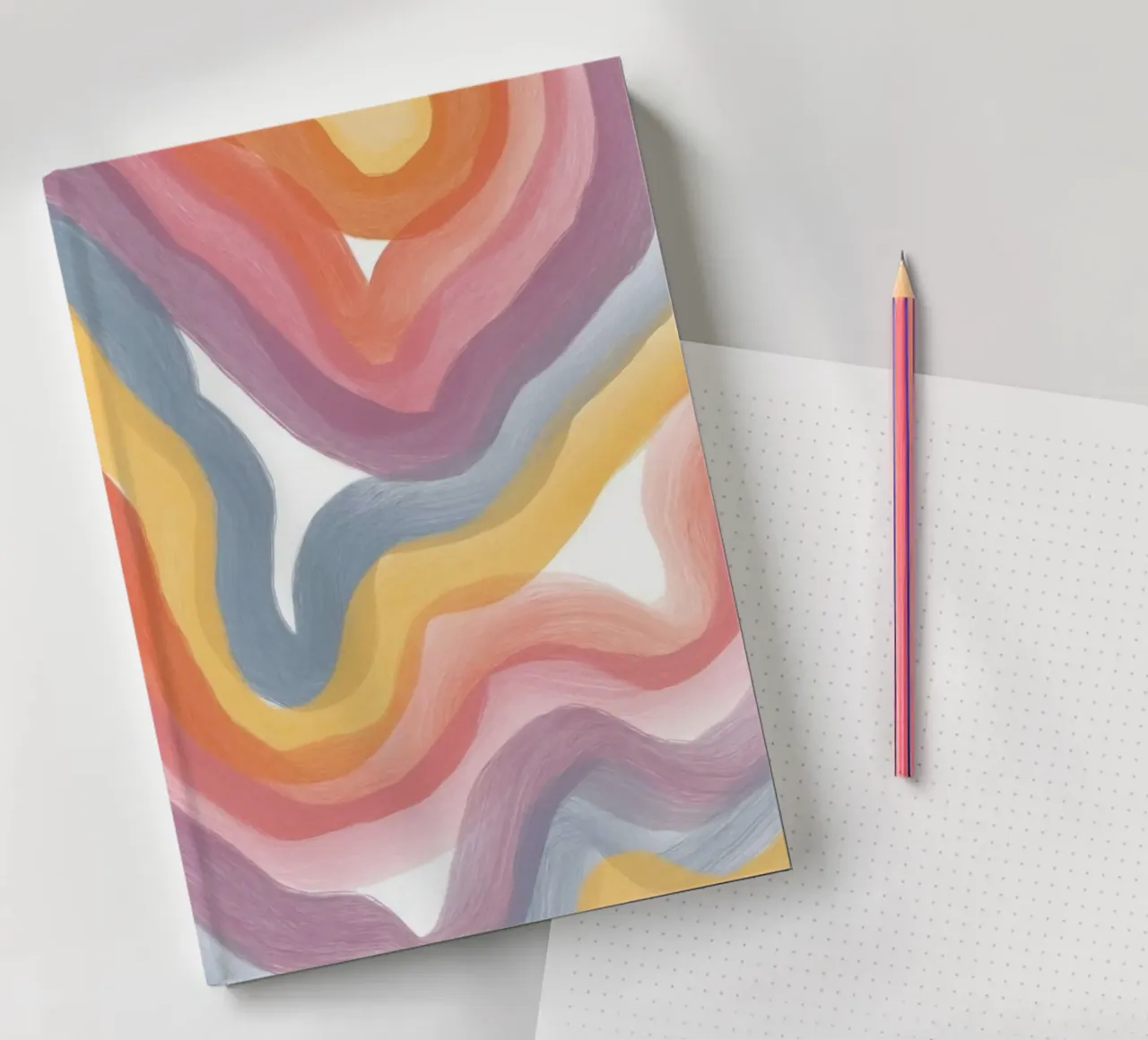 curve line ink gradient diario da grace