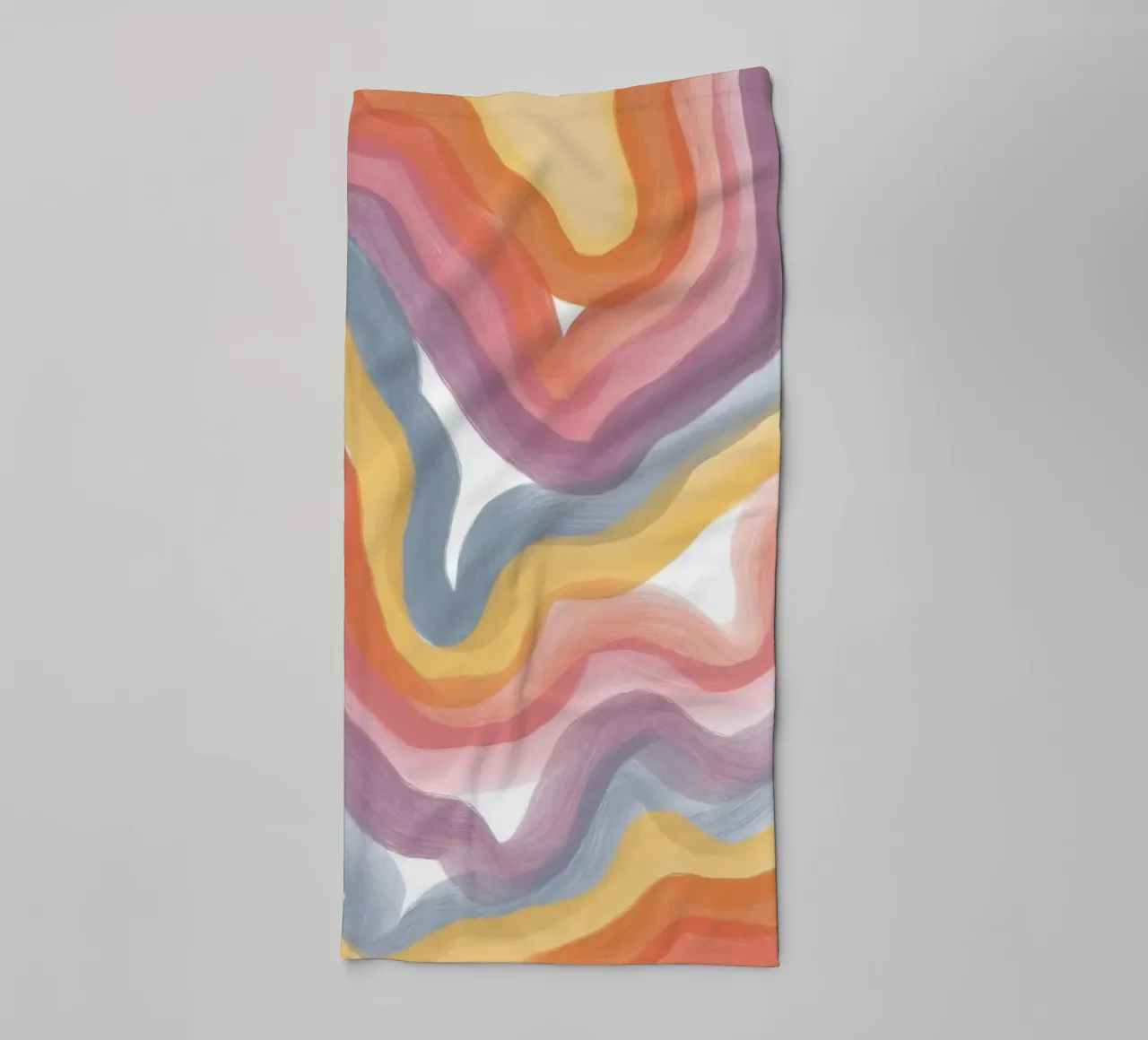 curve line ink gradient asciugamano da bagno da grace