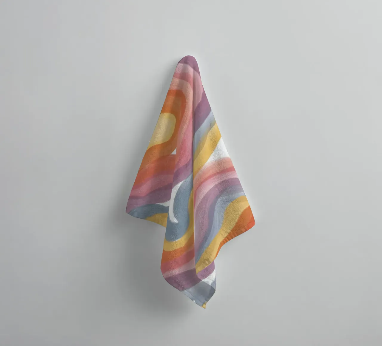 curve line ink gradient asciugamano da bagno da grace