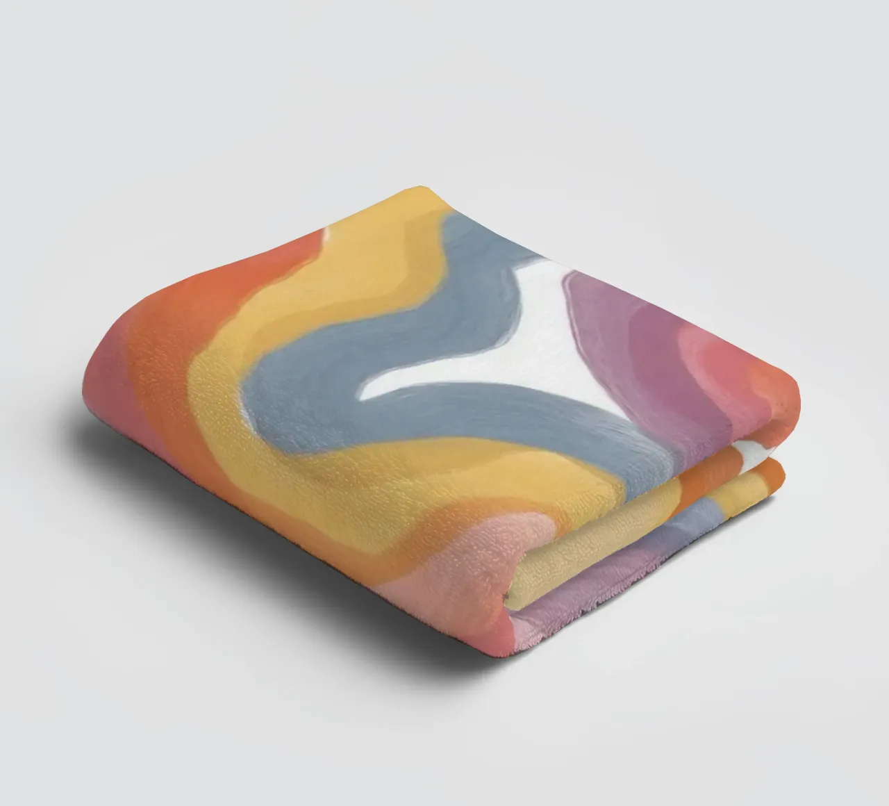 curve line ink gradient asciugamano da bagno da grace
